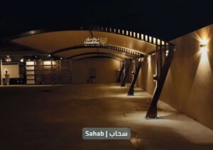 cantilever car parking shades project in sharjah residential area