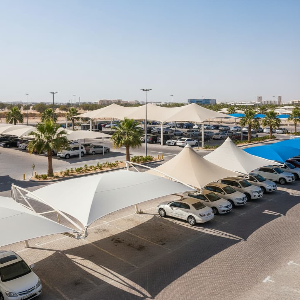 Types of Car Parking Shades Used in the UAE