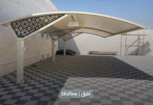 skyline cantilever car parking